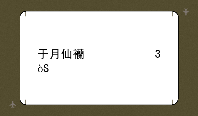 于月仙西游记里演谁
