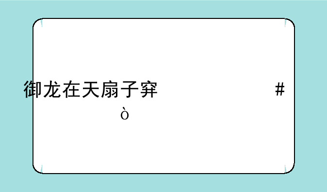 御龙在天扇子穿什么装备？