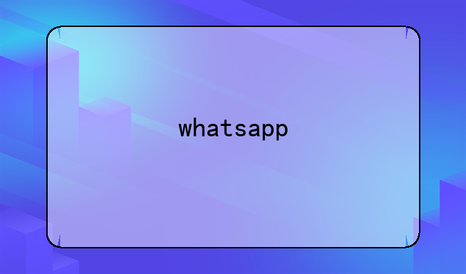 whatsapp